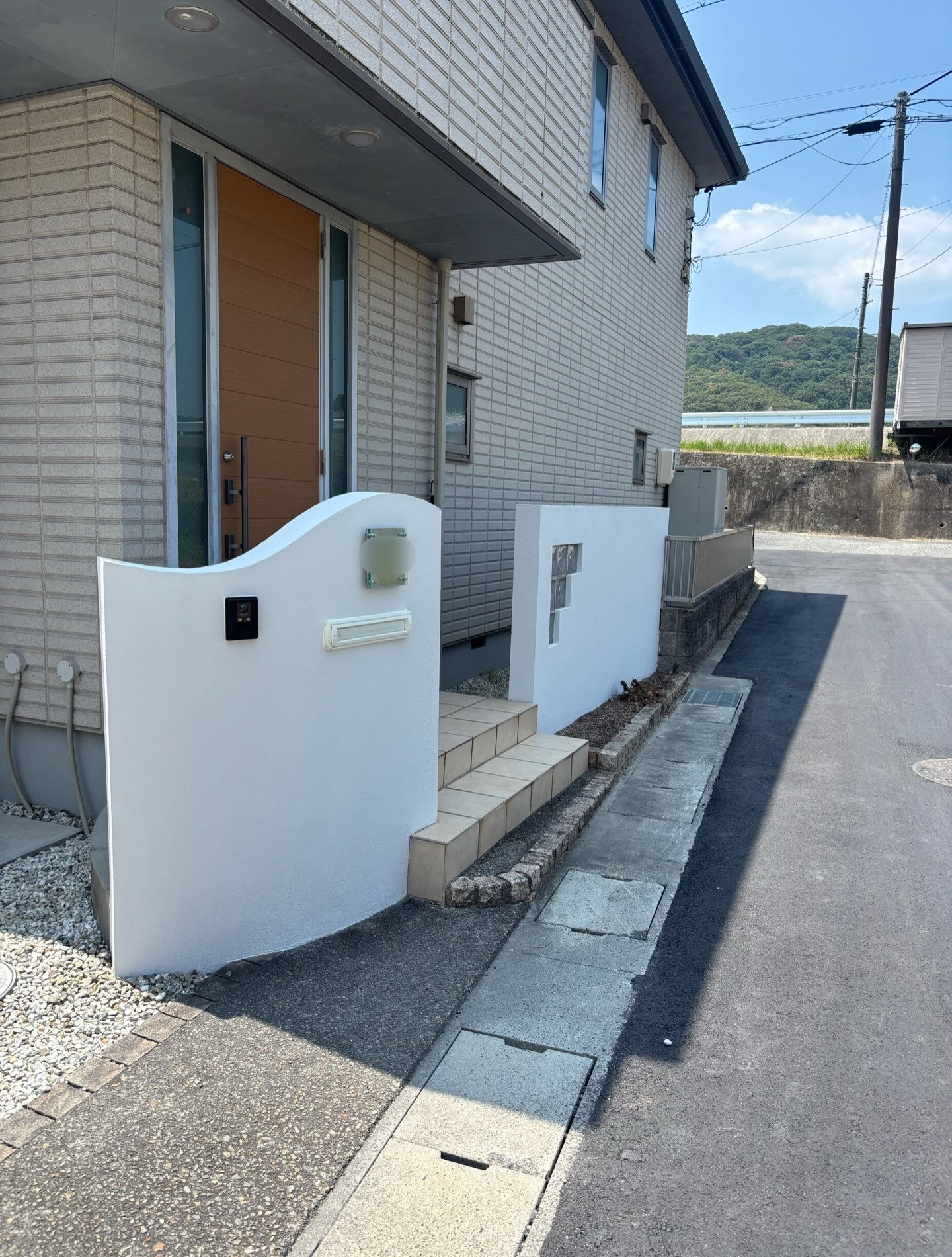 外構壁塗装