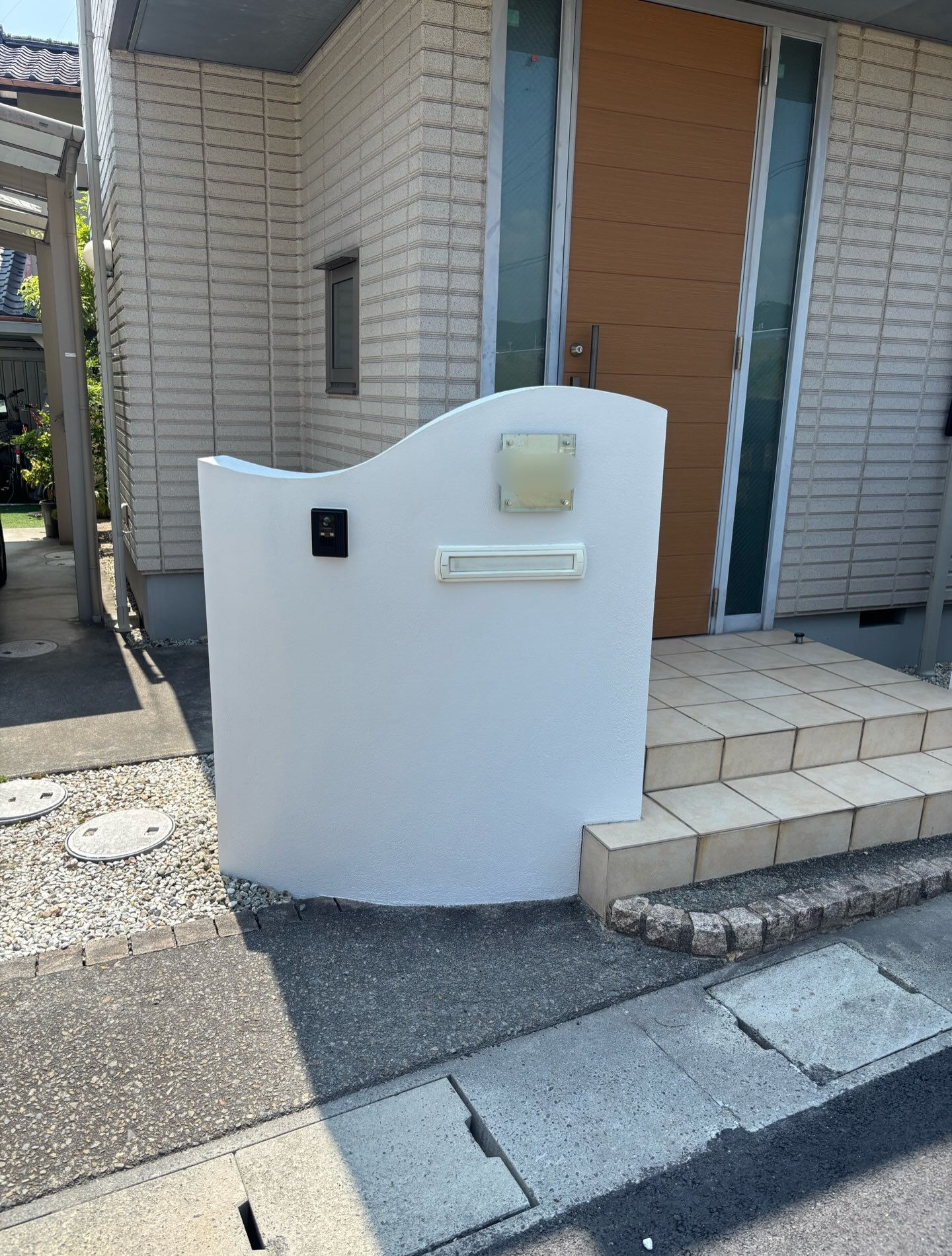 外構壁塗装